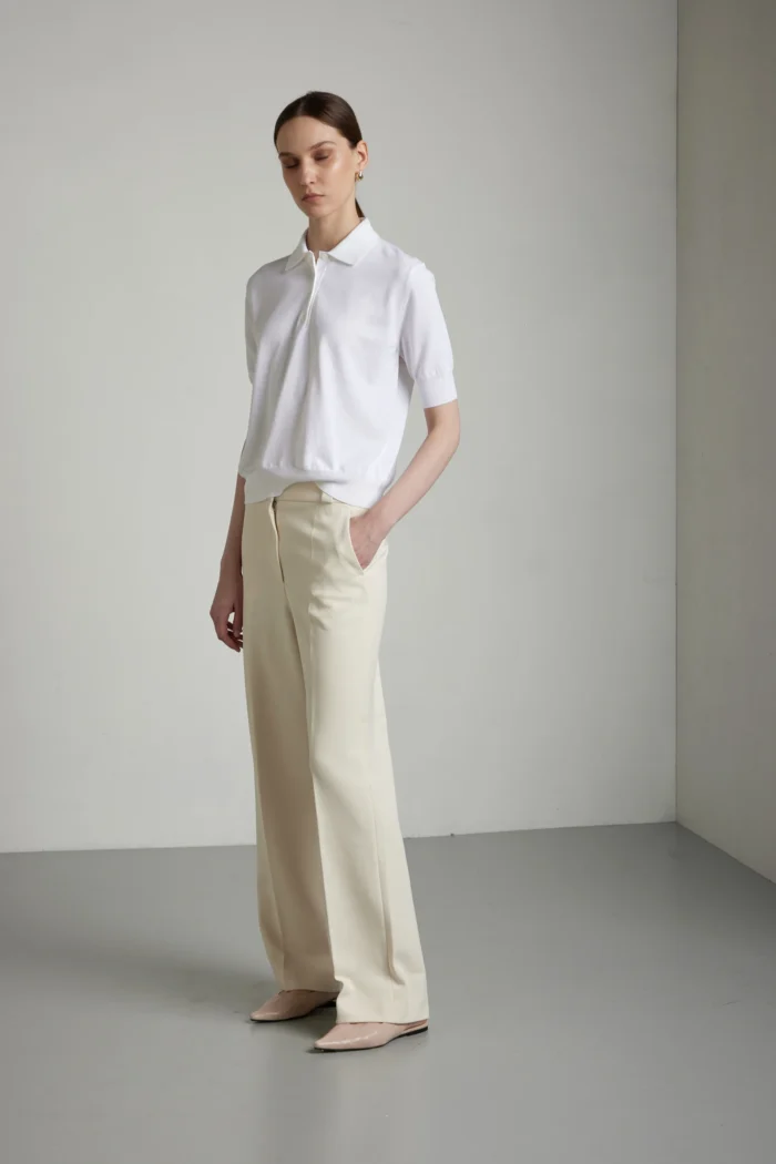 Polo con bottoni in  cotone regular fit