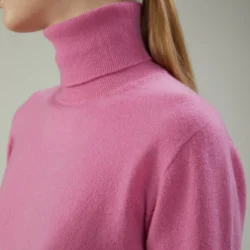 Maglia Dolcevita in lana e cashmere - Thumbnail Image 3