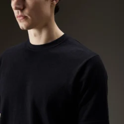 Maglia manica corta in lana e cotone - Thumbnail Image 2